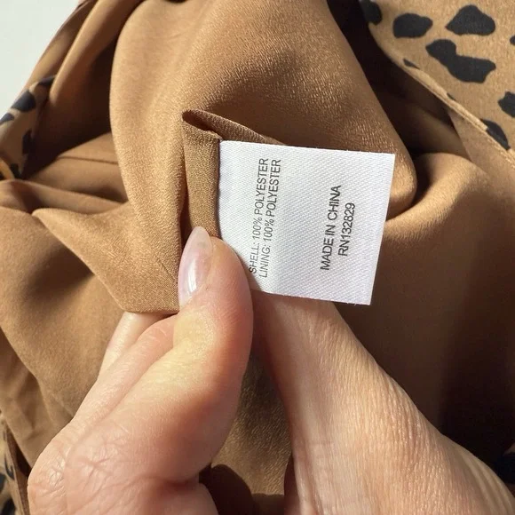 Lovers + Friends Jill Leopard Print Ruffle Romper Women Size Small Girlhoodcore - Picture 9 of 10